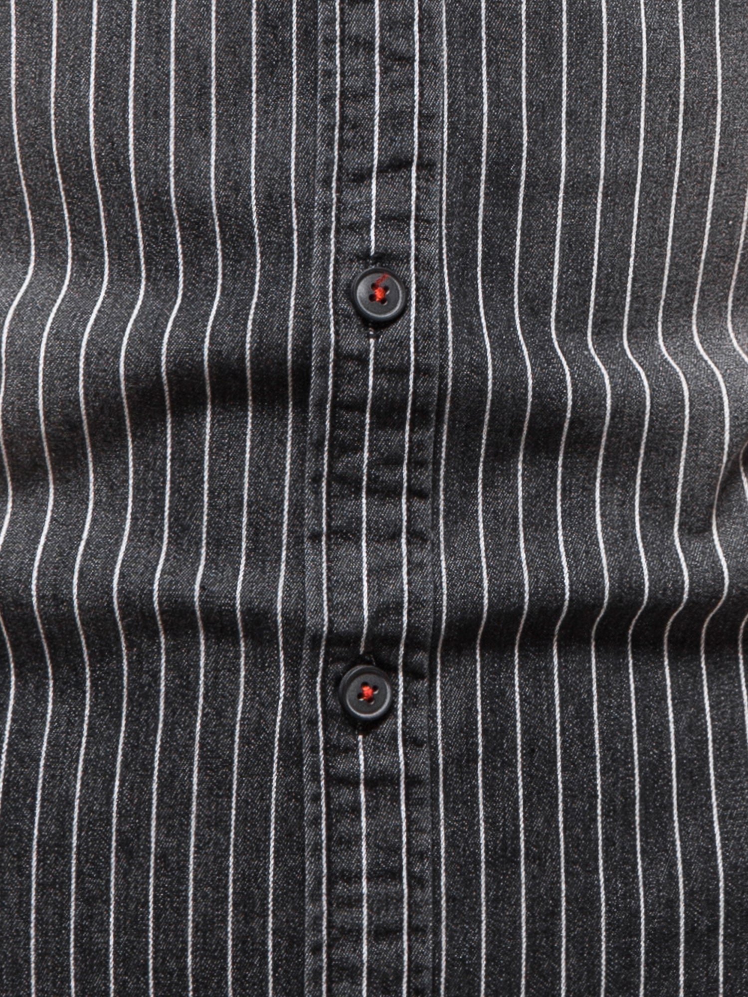 Striped shirt in stretch denim