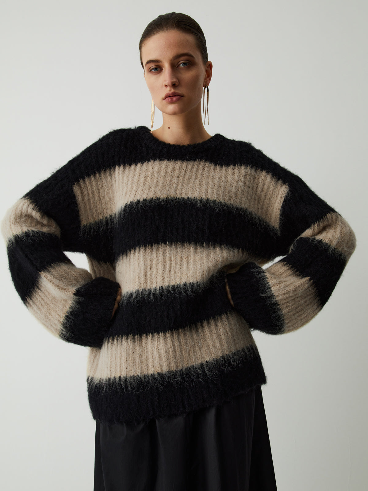 Striped sweater for women