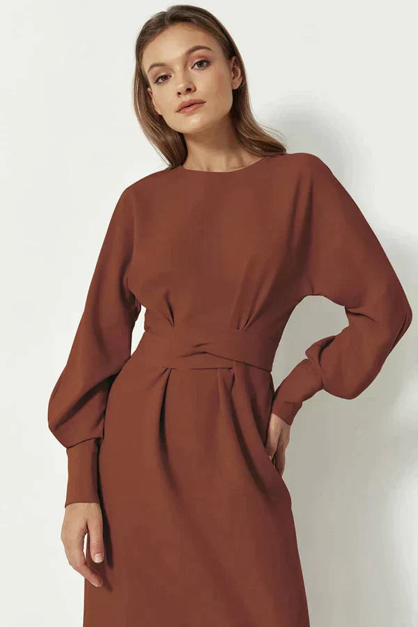 Luxury twisted dress