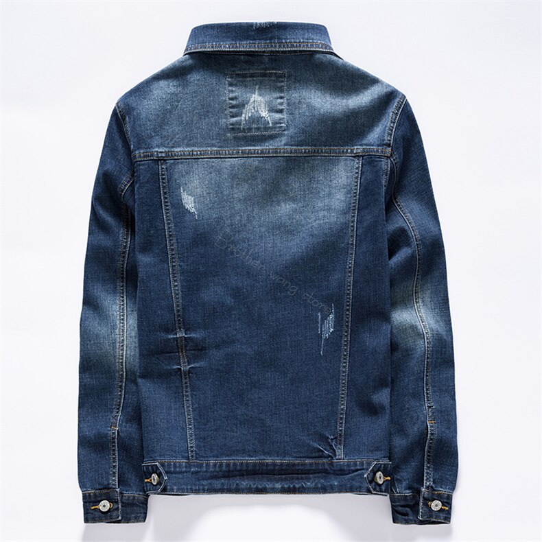 Denim men's jackets in classic vintage style