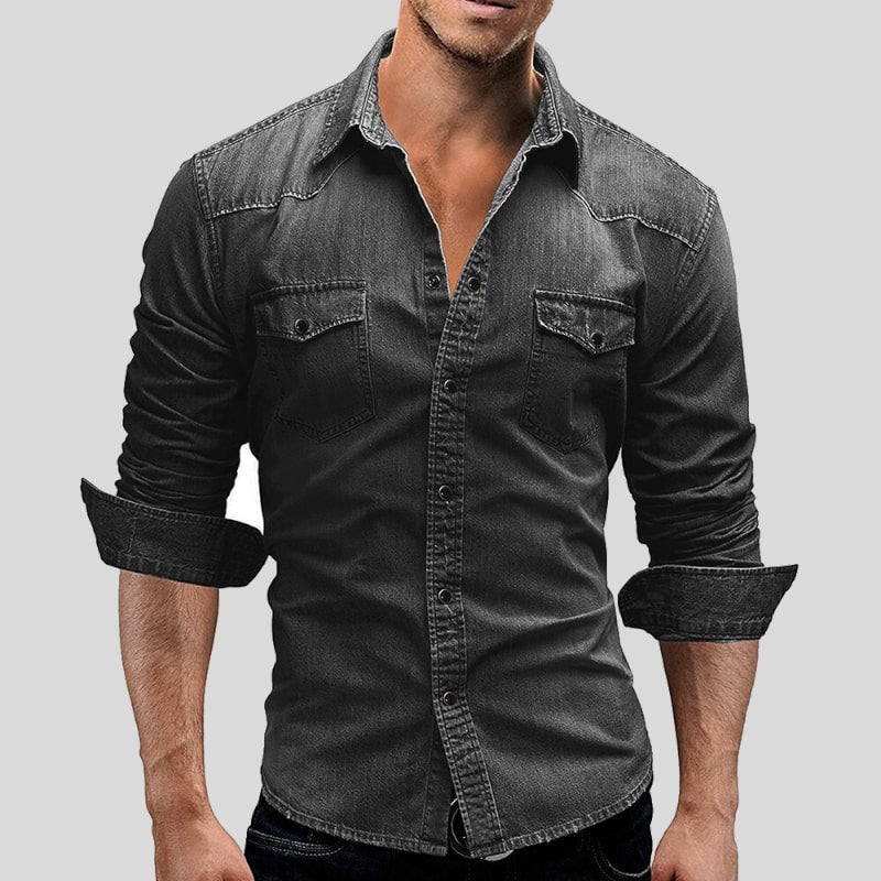 Men's denim shirt