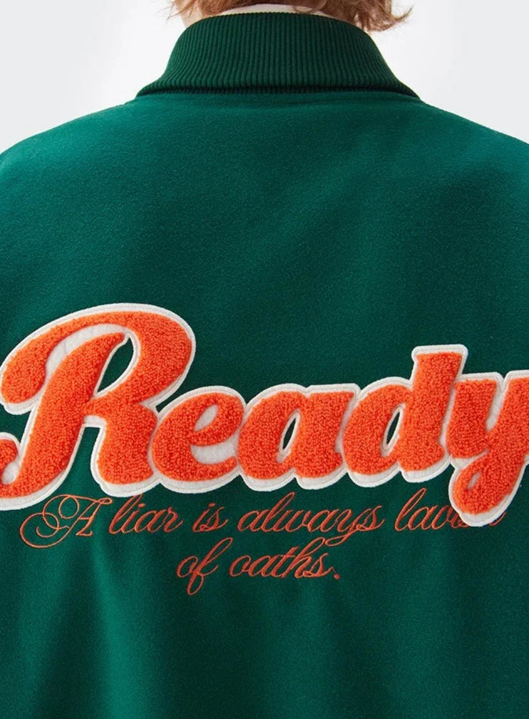 Vintage Baseball Bomber Jacket