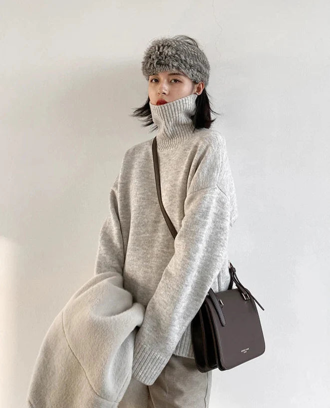 Loose Turtleneck Sweater