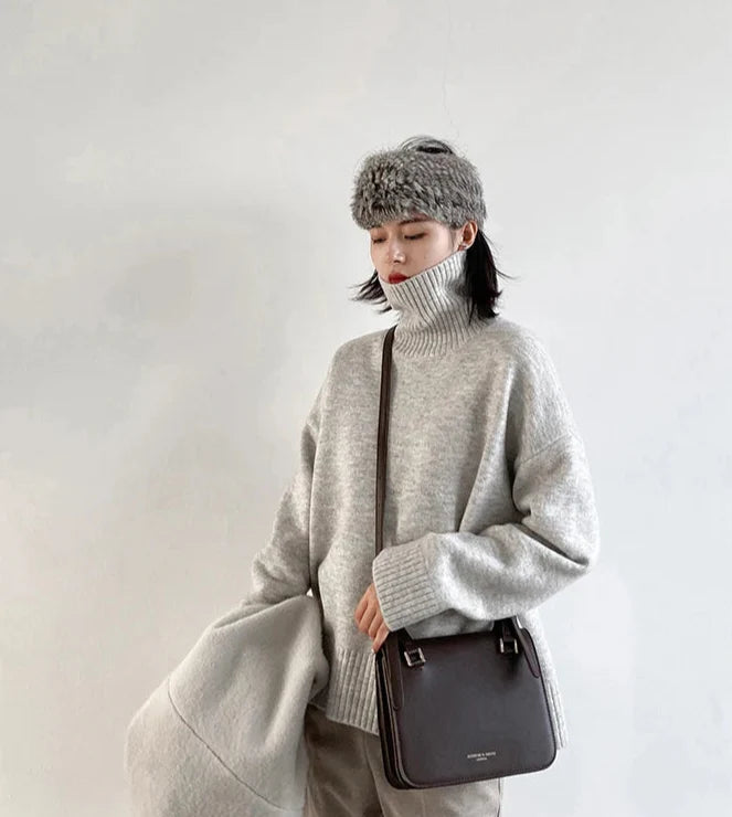 Loose Turtleneck Sweater