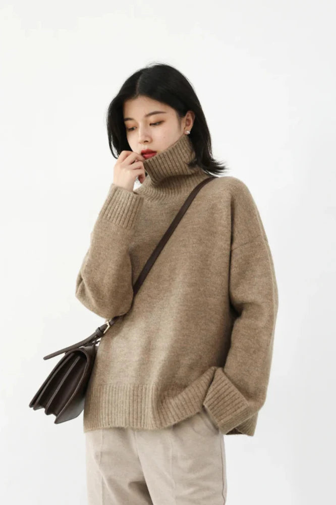 Loose Turtleneck Sweater