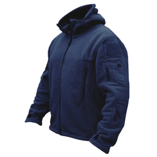 Klaus tactical fleece jacket with hood