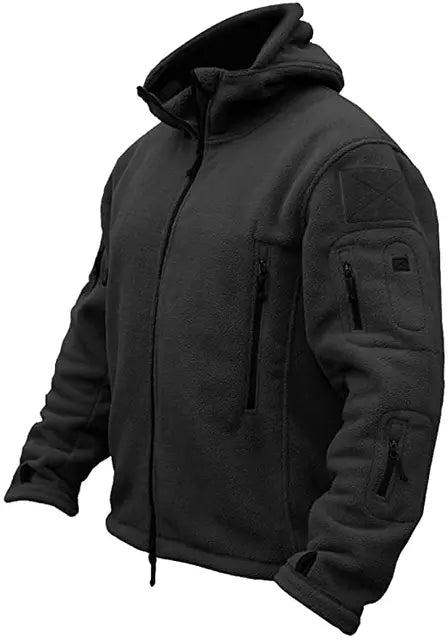 Klaus tactical fleece jacket with hood