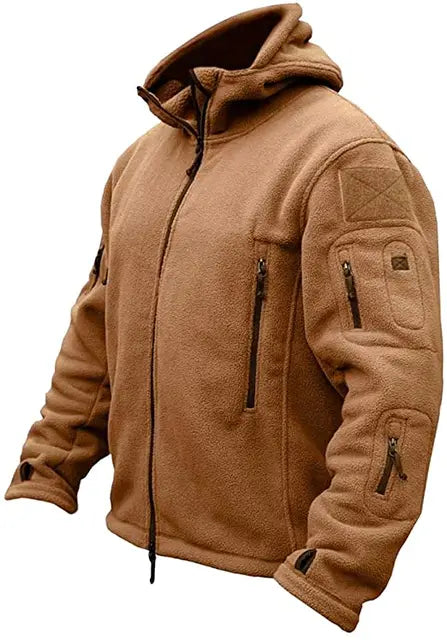 Klaus tactical fleece jacket with hood