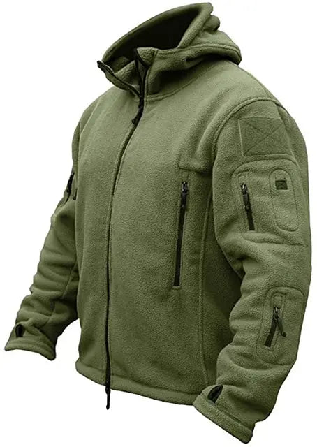 Klaus tactical fleece jacket with hood