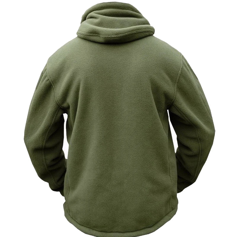 Klaus tactical fleece jacket with hood