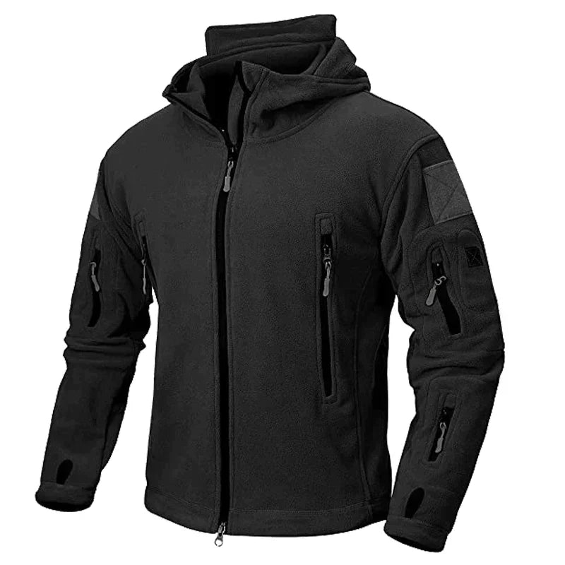 Klaus tactical fleece jacket with hood