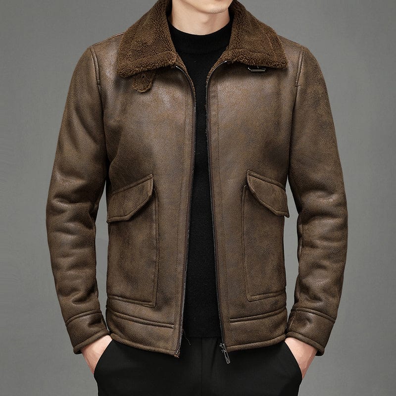 Luxury suede jacket