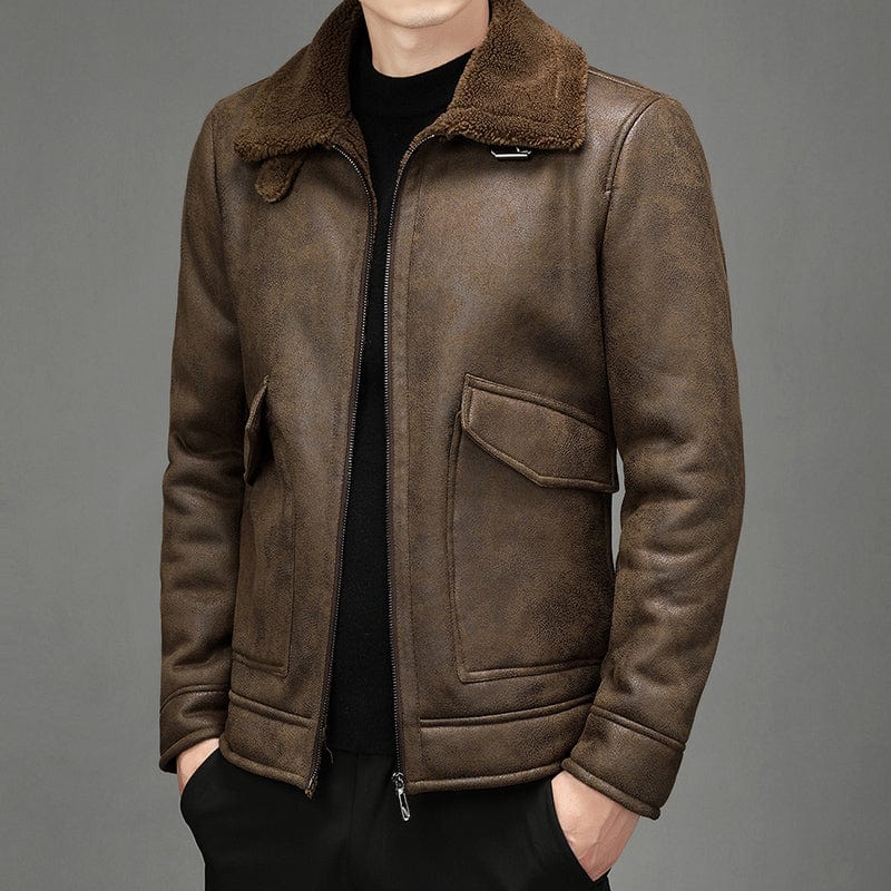 Luxury suede jacket