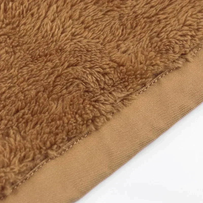 Dieter warm fleece jacket with hood