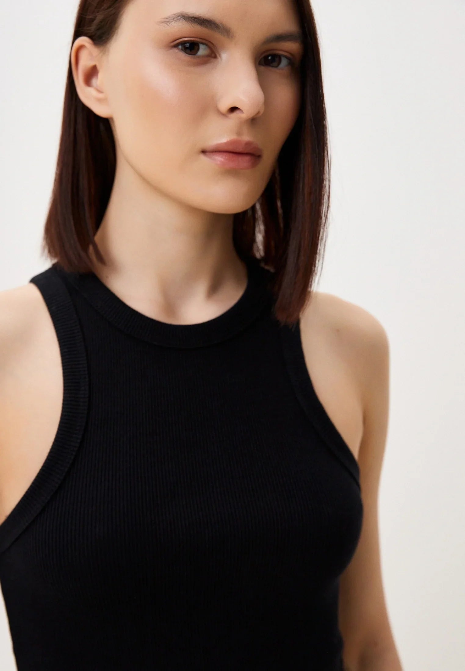 Simple Ribbed Tank Top