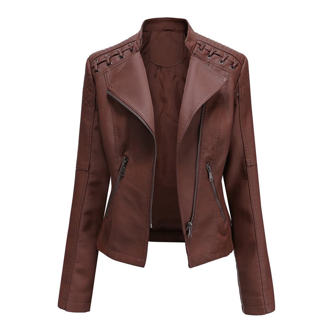 Stylish leather jacket