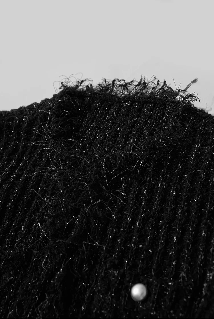 Minimalist Tassel Cardigan