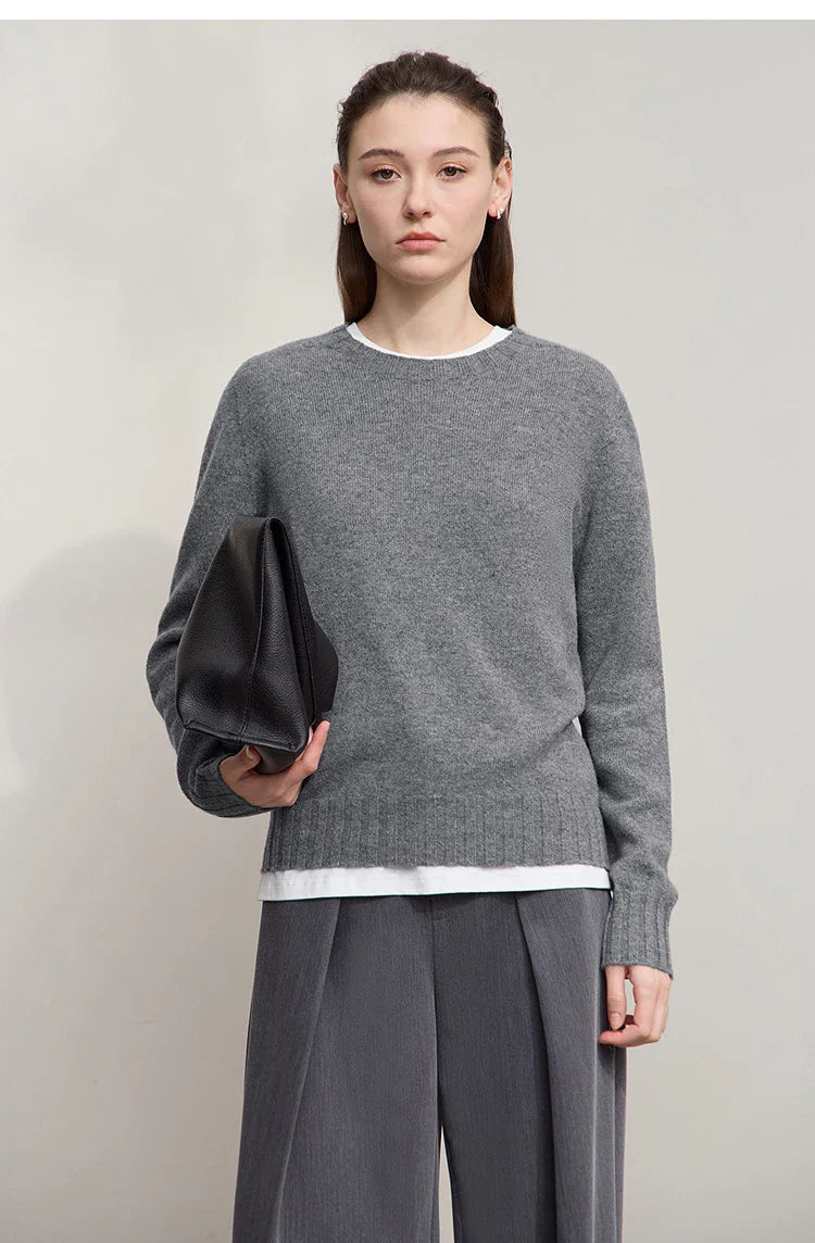 Loose Casual Versatile Wool Sweater