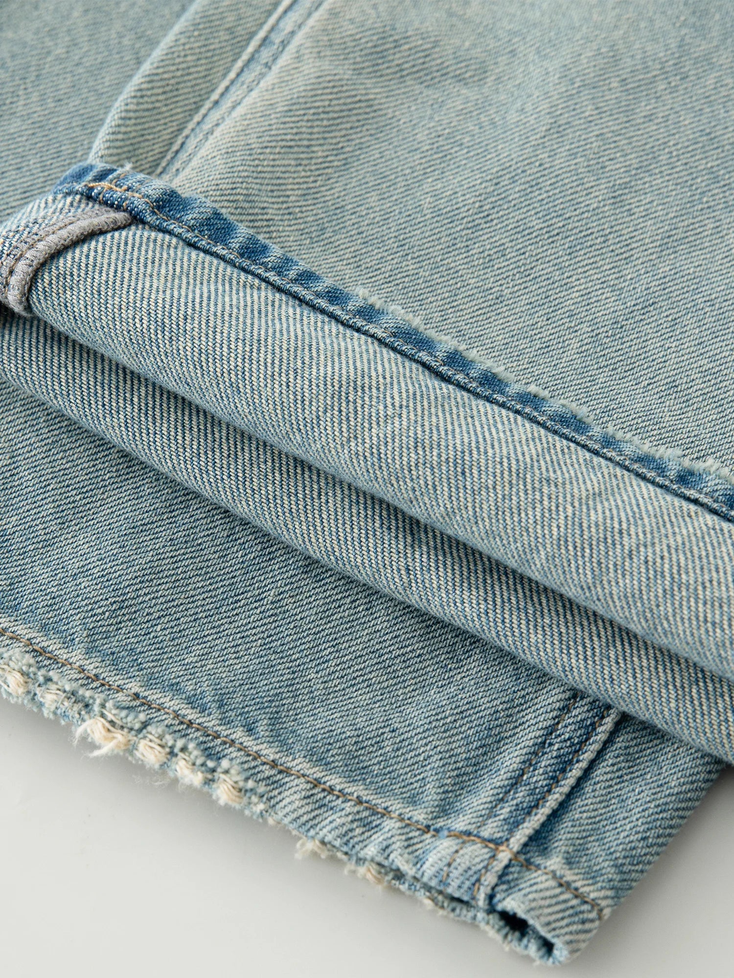 High Waist Straight Jeans
