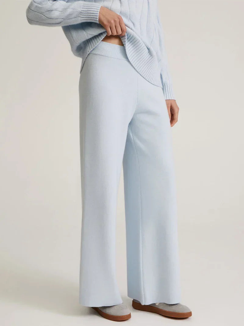 Textured Turtleneck Sweater and Pants Set