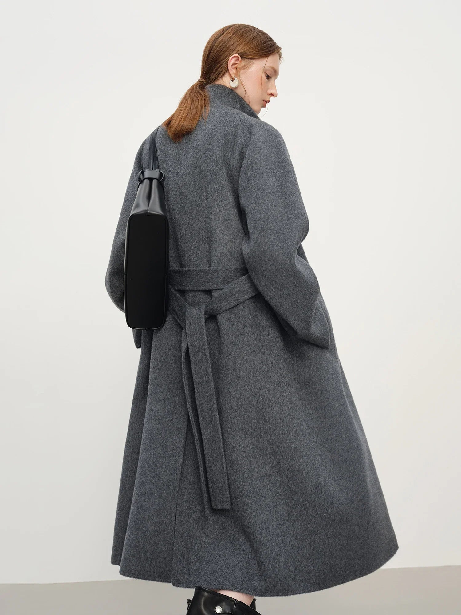 Wool Double-Faced Long Coat