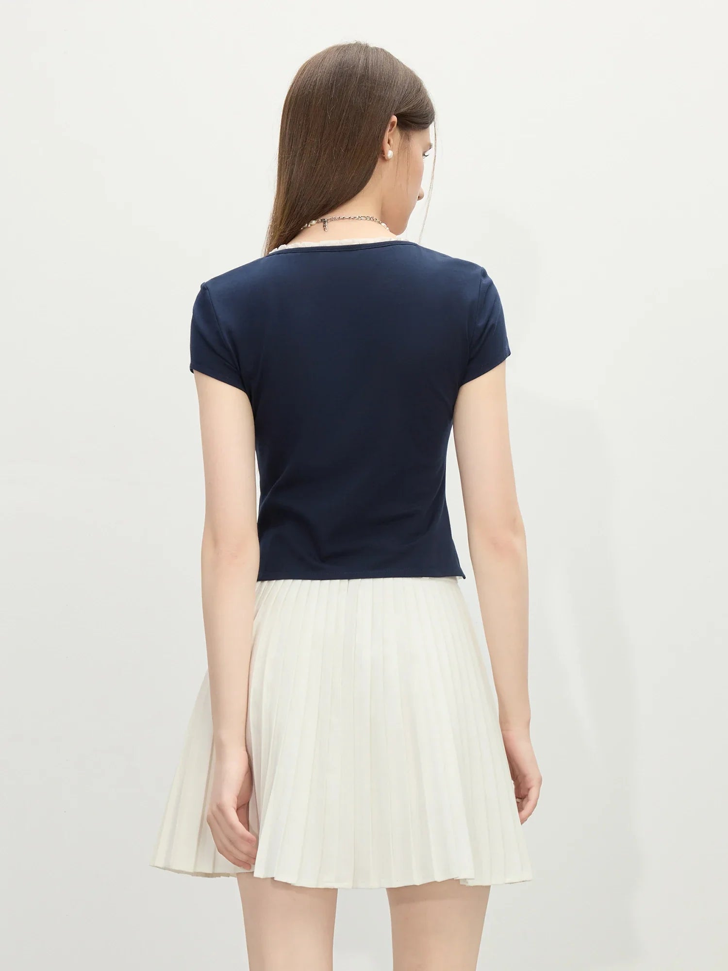 Elegant Navy Blue Top
