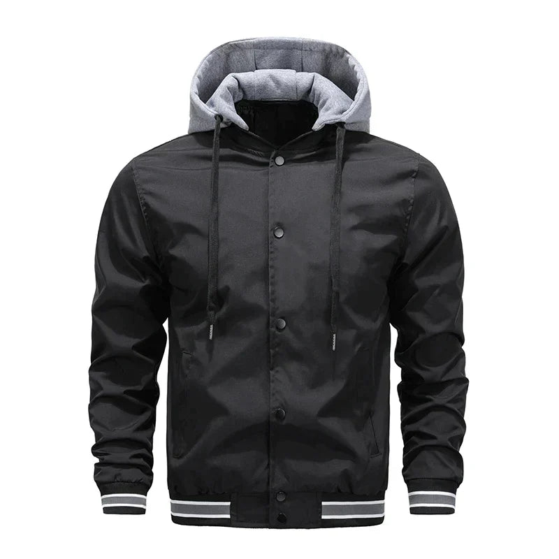 Breathable jacket with hood