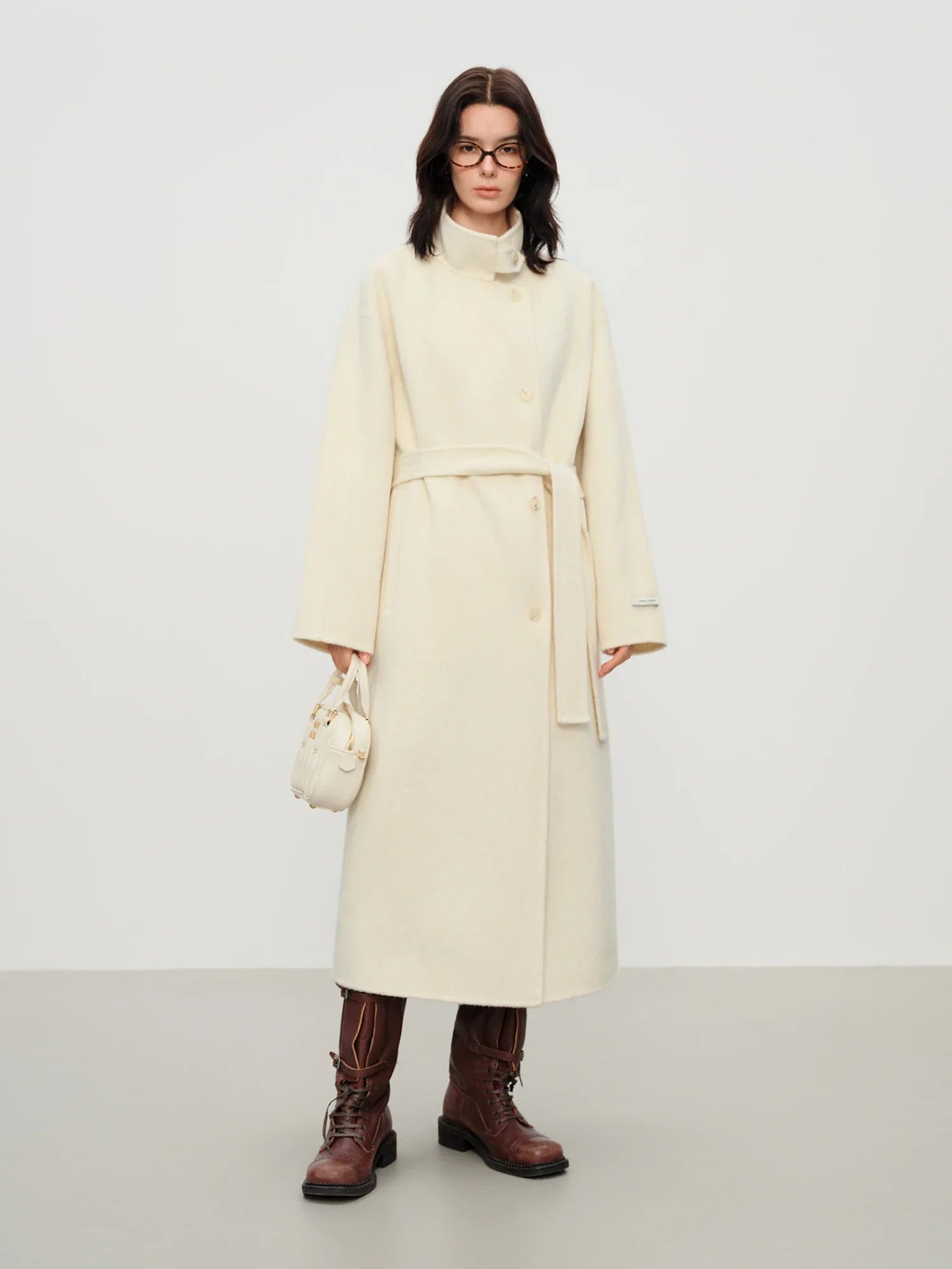Wool Double-Faced Long Coat