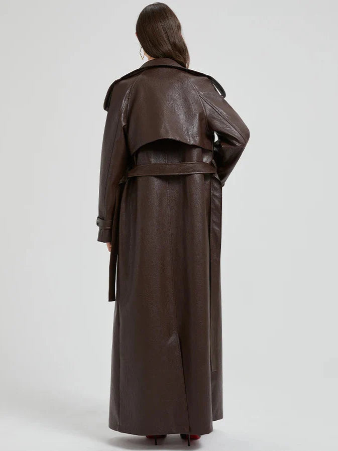 Long Leather Coat