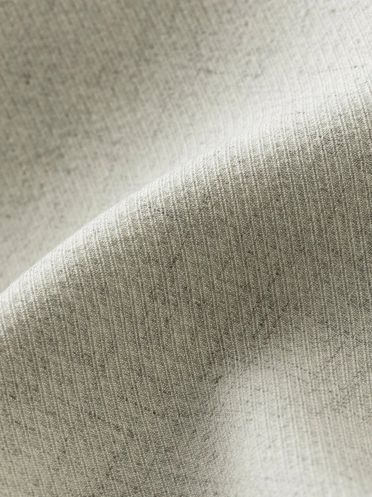 Polo Neck Beige Blazer and Skirt Suit