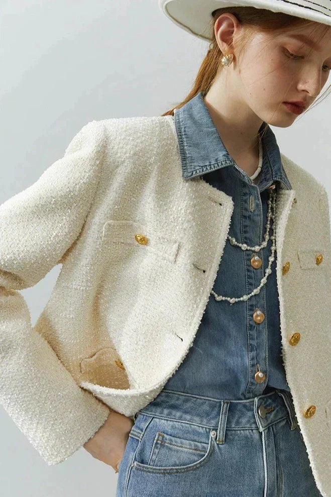 Luxury blazer and skirt set