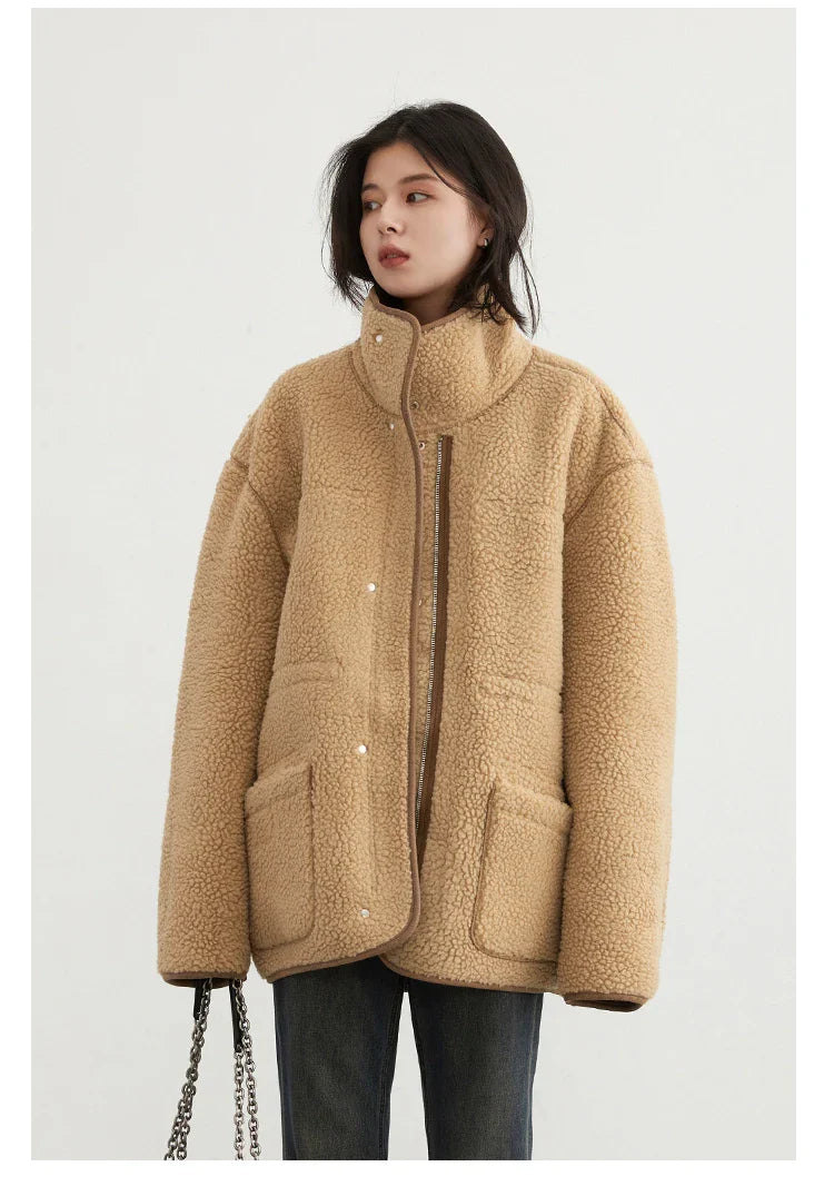 Oversized Suede Jacket