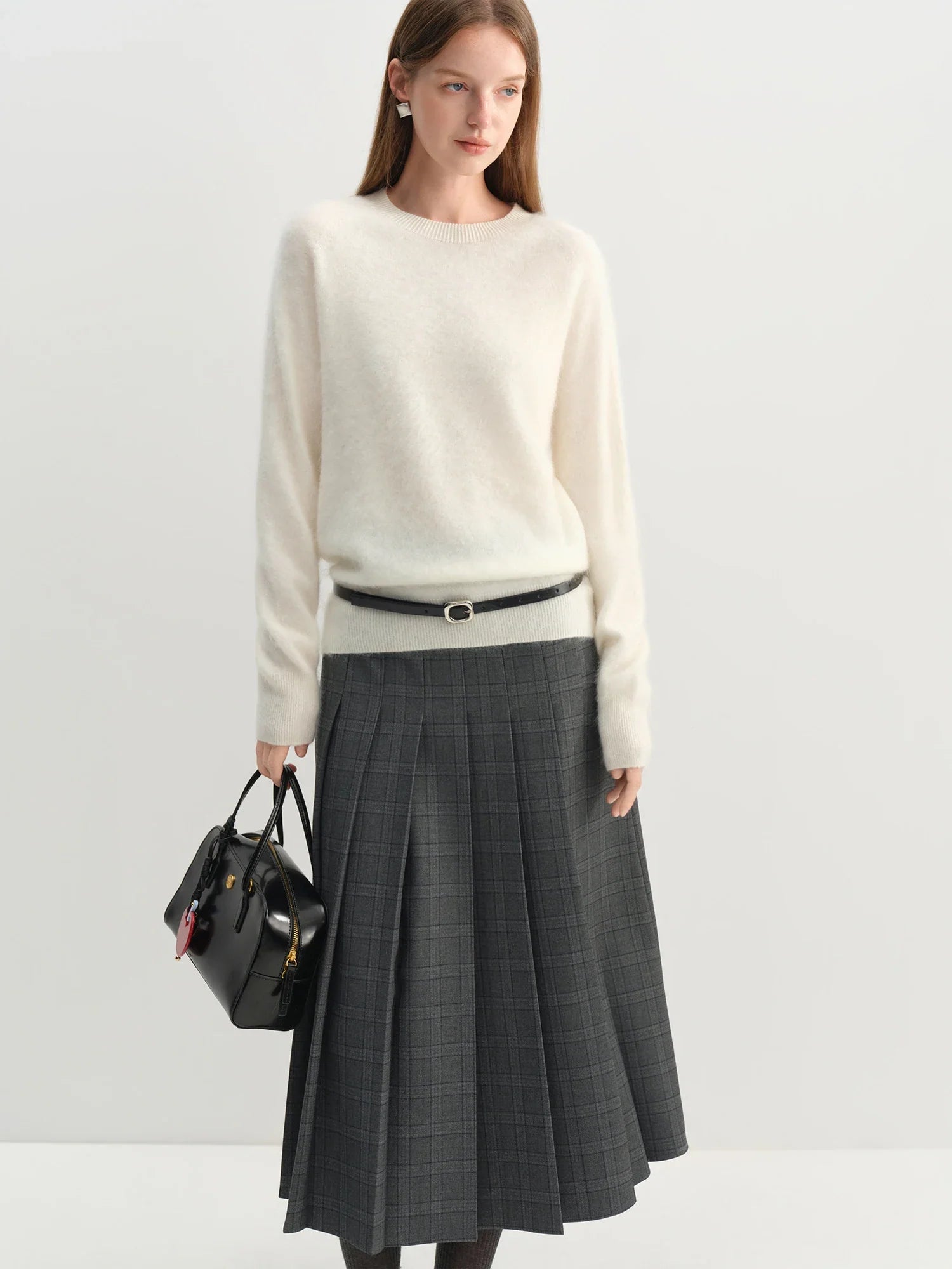 Wool Blend Cashmere Pullover