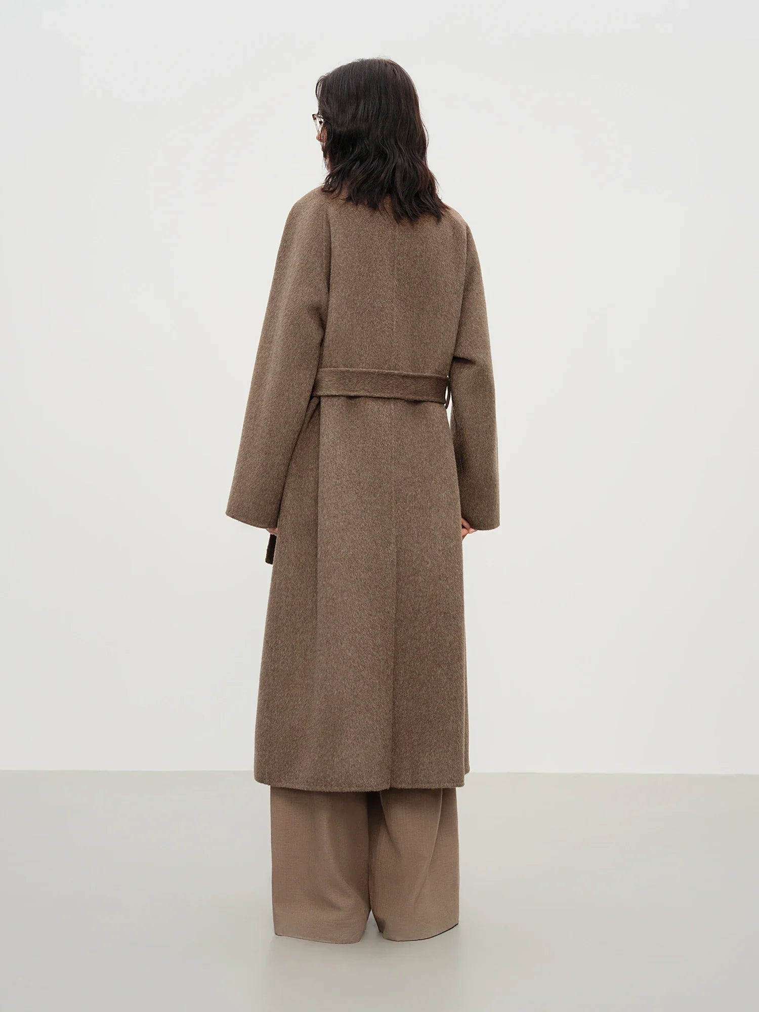 Wool Double-Faced Long Coat