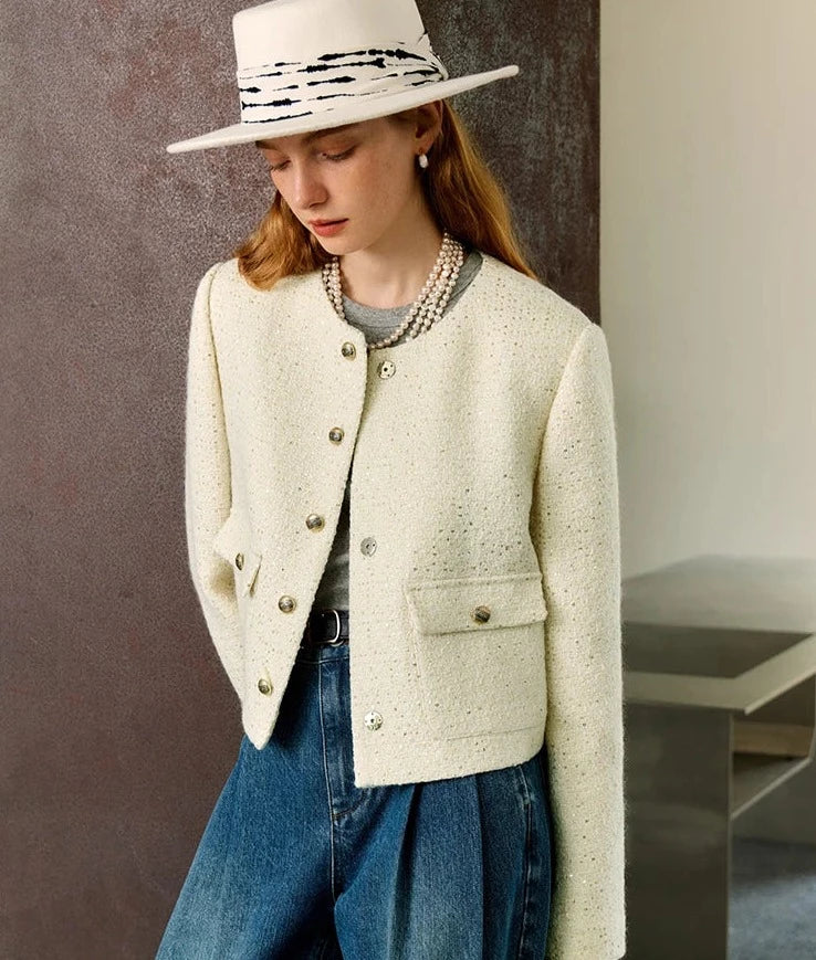 Luxury blazer and skirt set