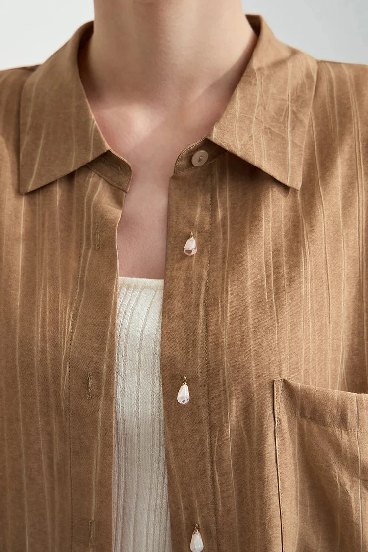 Minimalism Loose Shirt and Pants Set