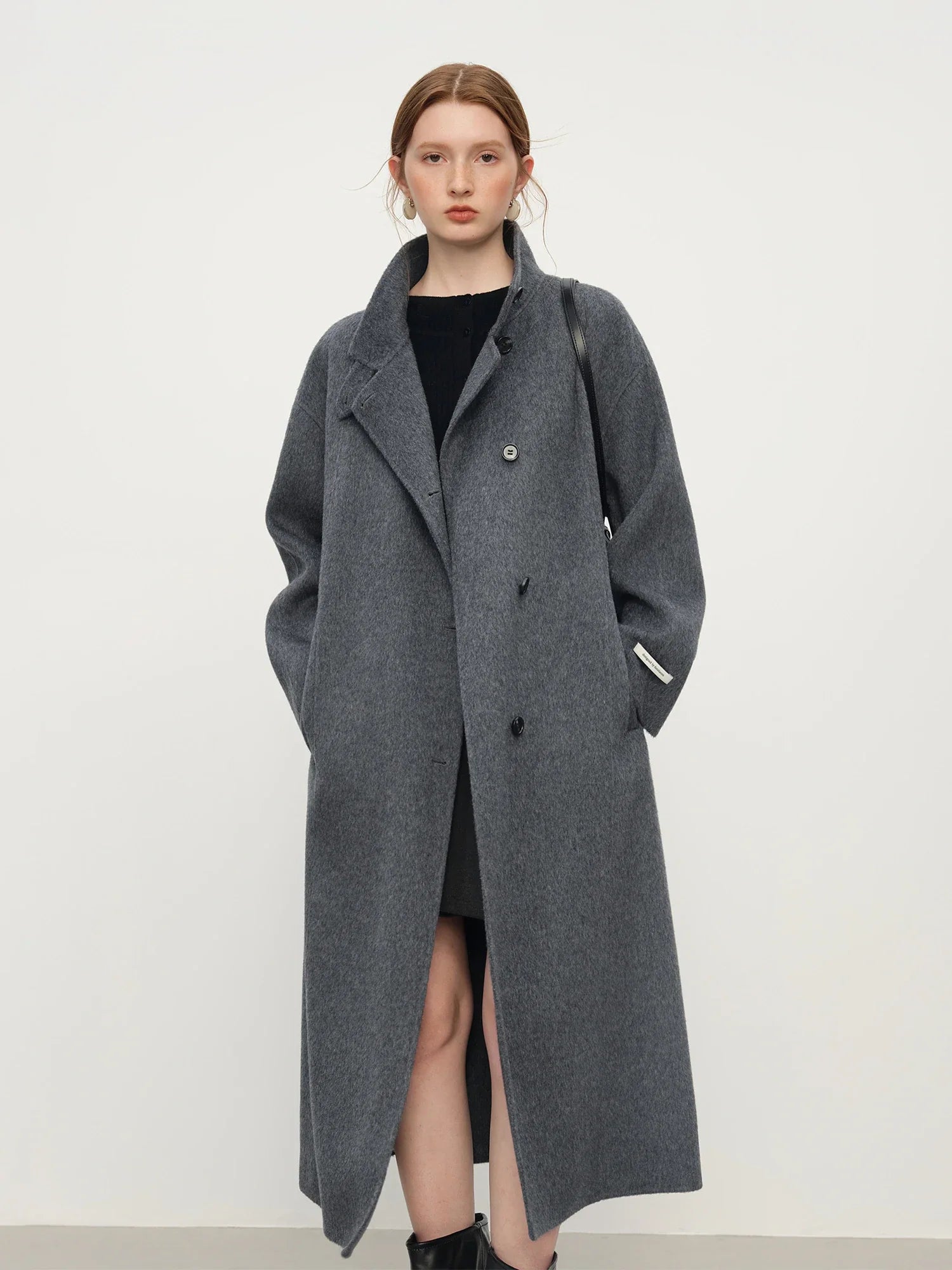 Wool Double-Faced Long Coat