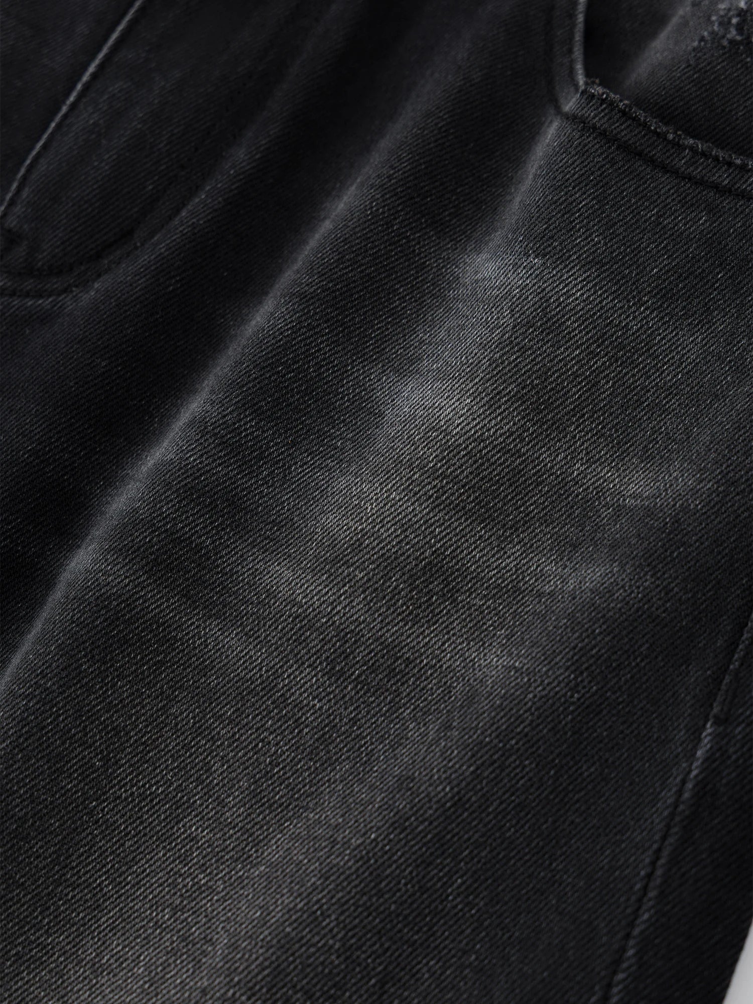 Retro Wide-leg Black Jeans