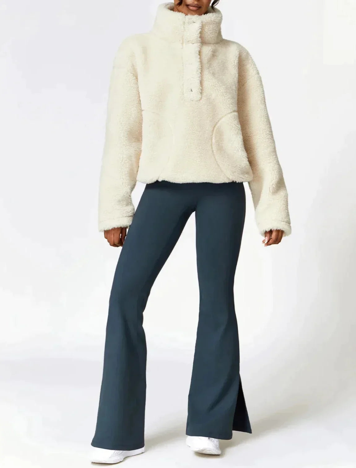 Soft fleece sweatshirt
