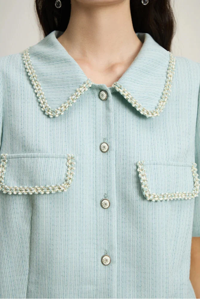 Elegant Classic Top and Skirt Set