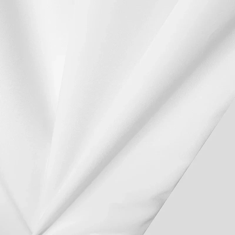 Mesh Patchwork Sequins Shiny Shirt