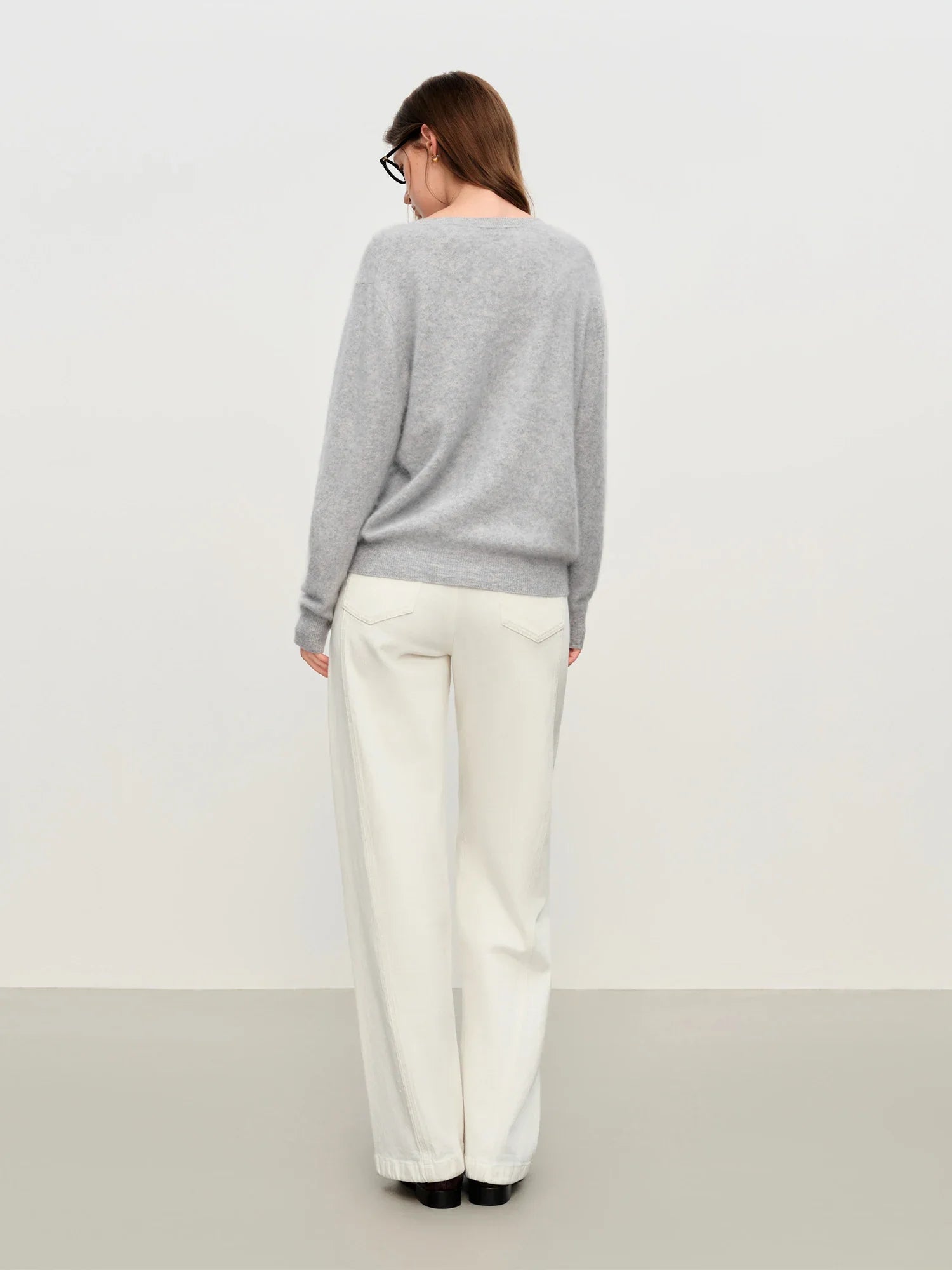 Wool Blend Knitted Cardigan