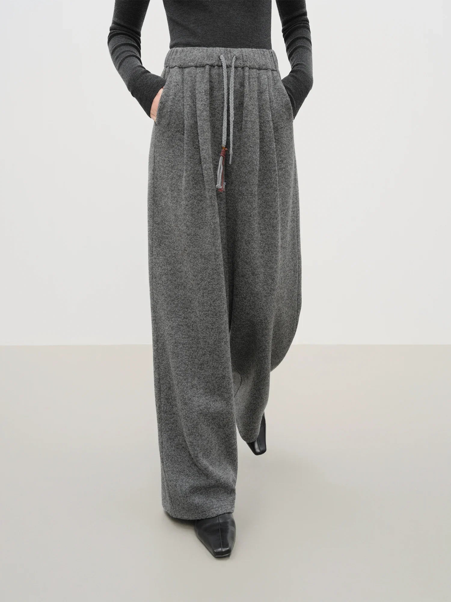 Casual Loose Wool Pants