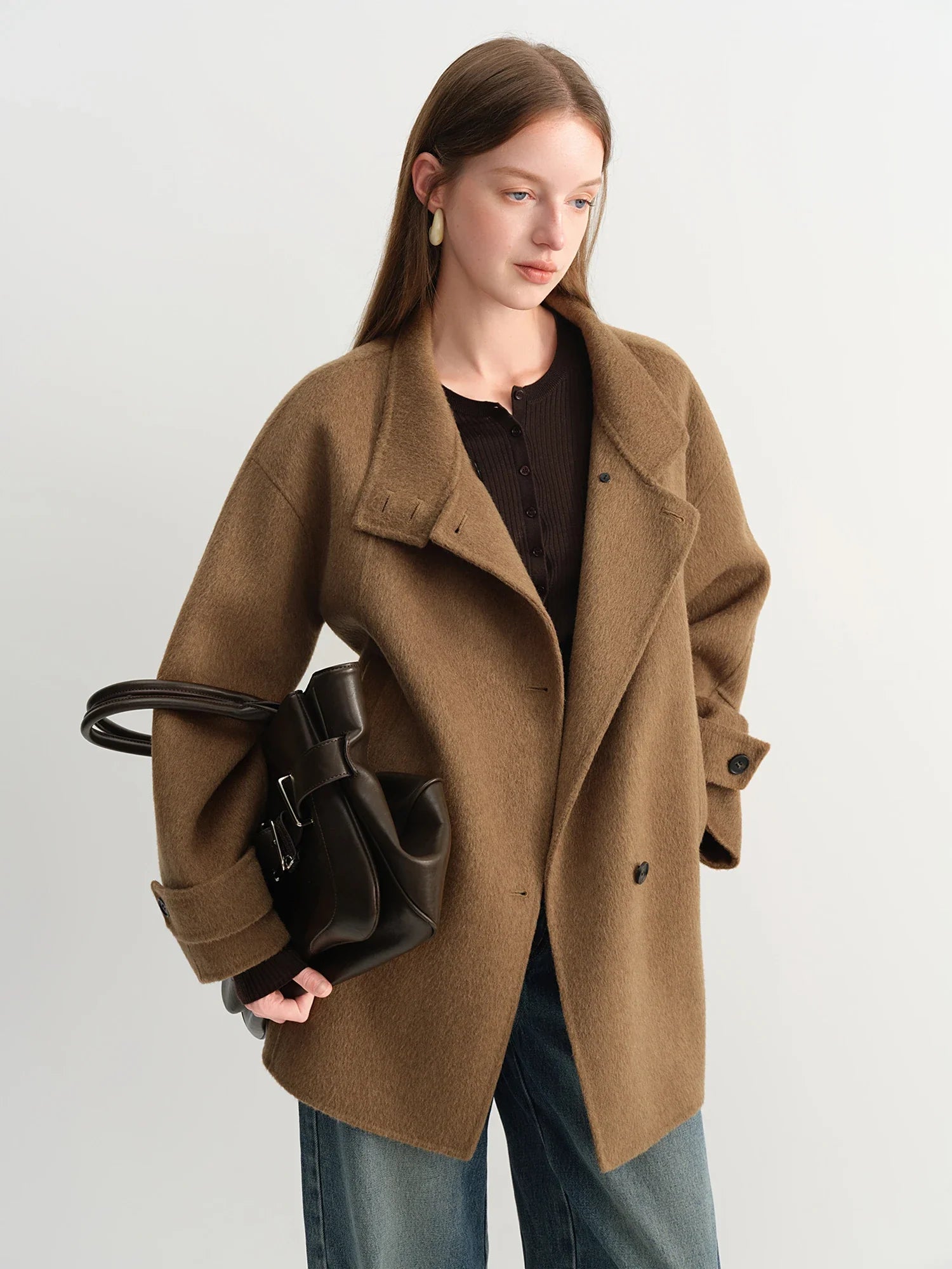 Double-faced Wool Small Coat