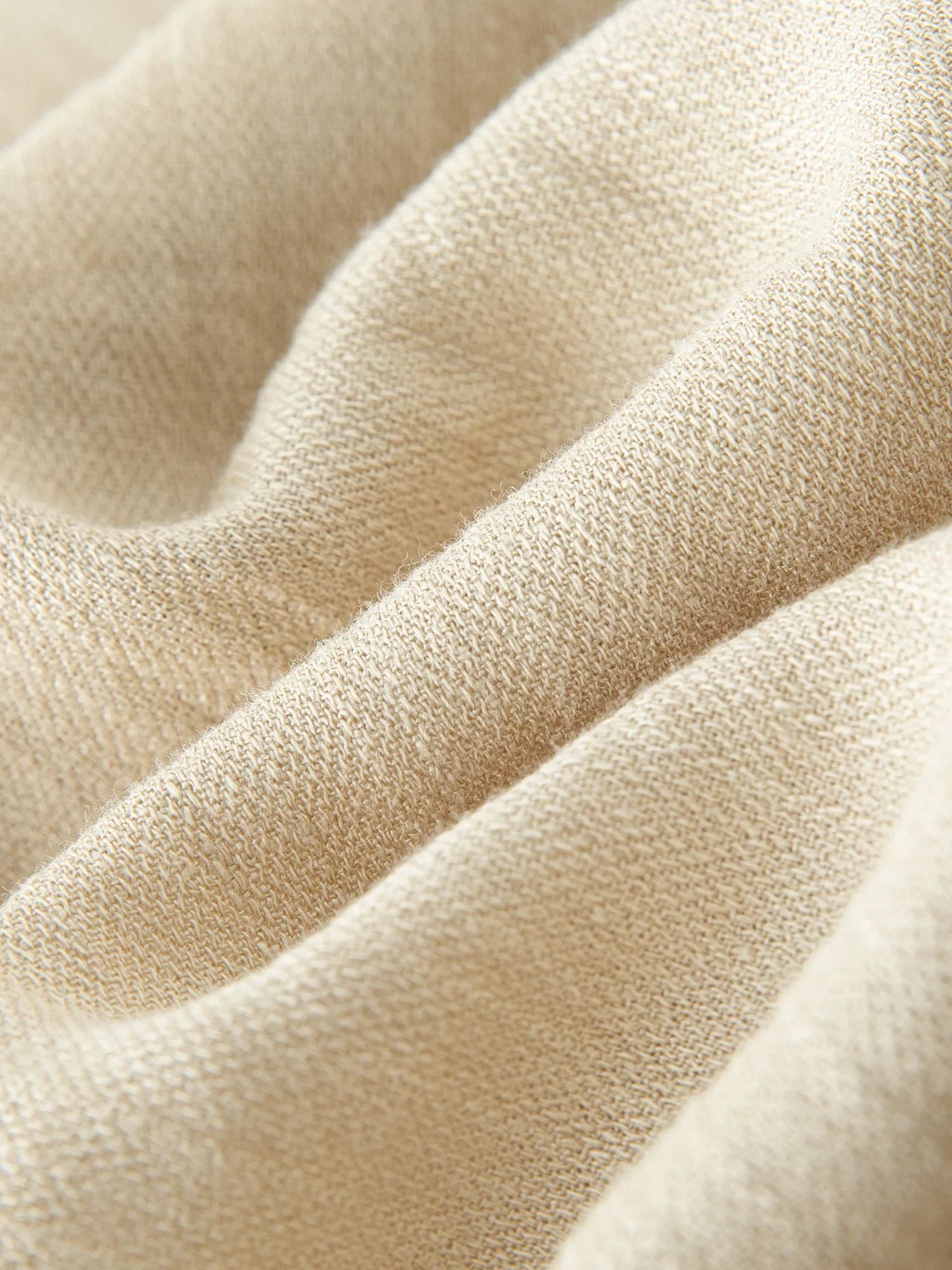 Linen Straight Elastic HIgh Waist Casual Pants