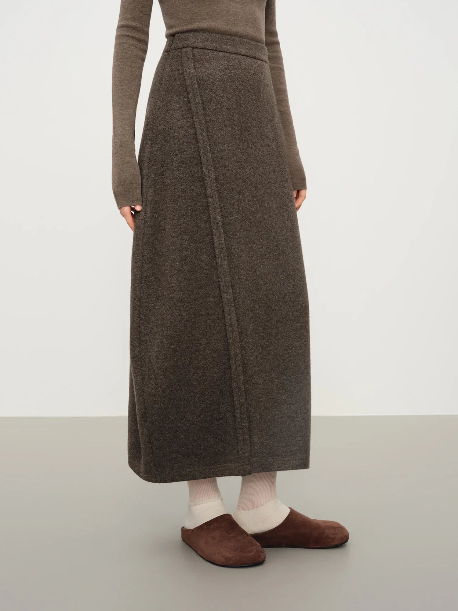 Fall Winter Wool Skirt