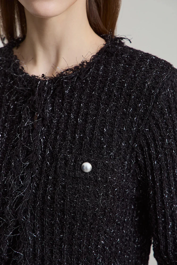 Minimalist Tassel Cardigan