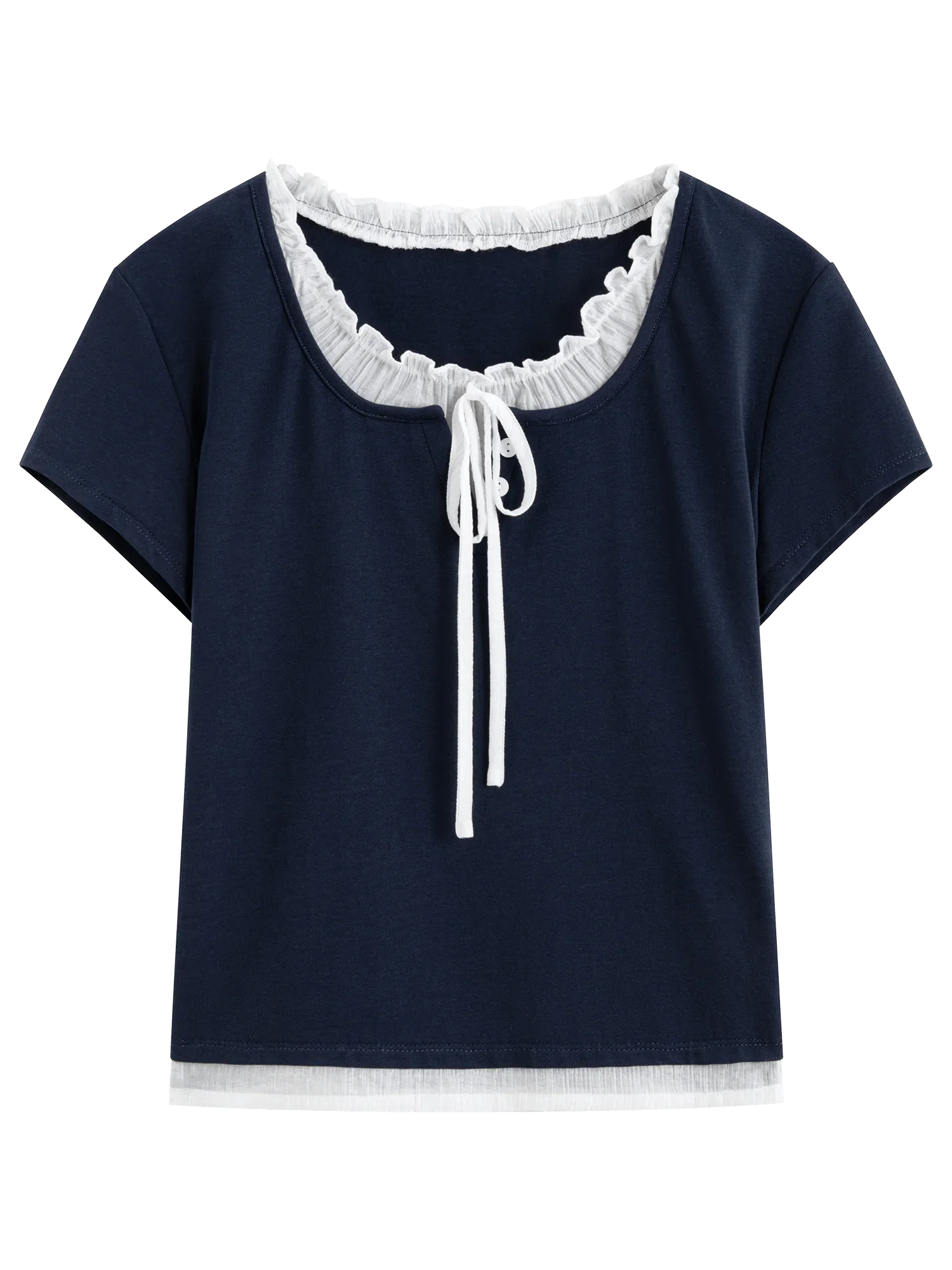 Elegant Navy Blue Top