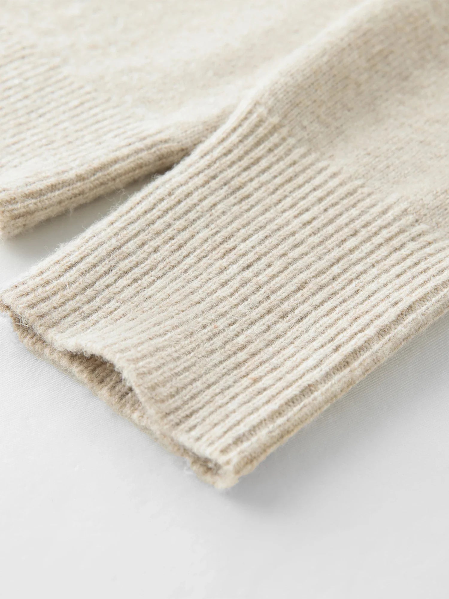 Blend Knit Cardigan With Wool Buttons