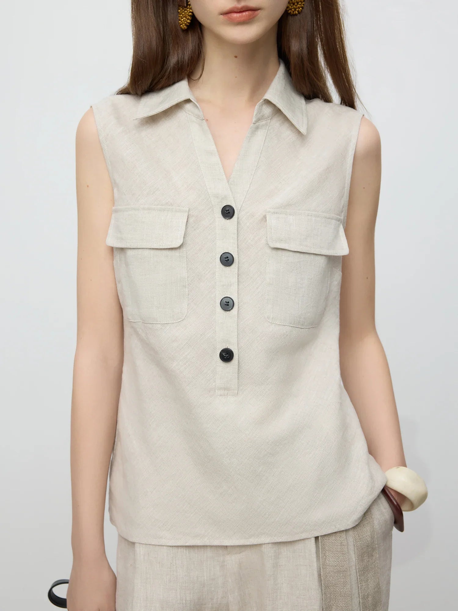 Relaxed Vest Top and Pants Set